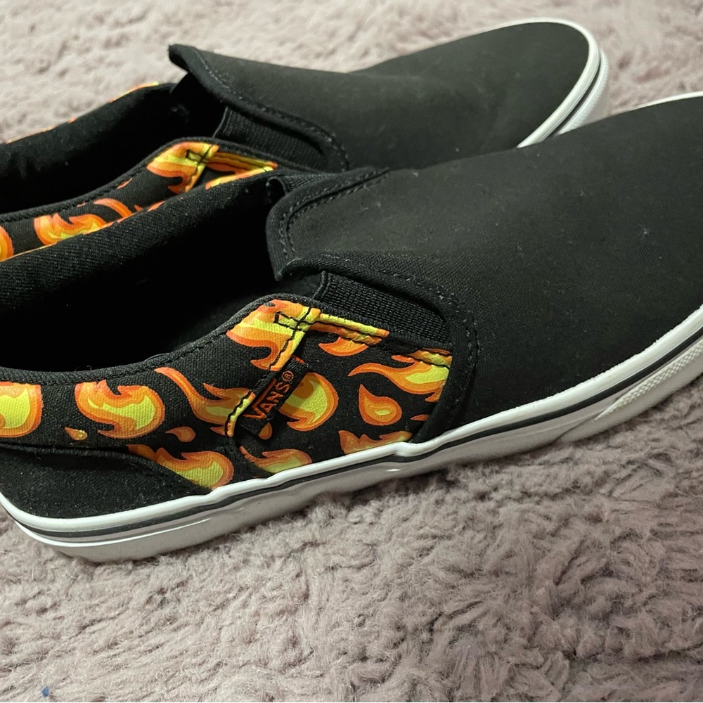 VANS FLAME SLIP ONS